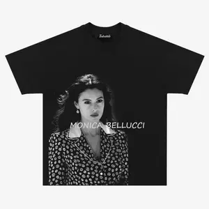 Monica Bellucci Graphic Tee - Vintage Film Star Actor T-Shirt - Unisex Cotton Movie Fan Shirt QRLII