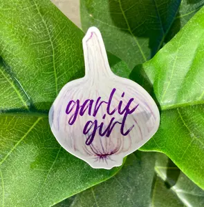 Garlic Girl Sticker