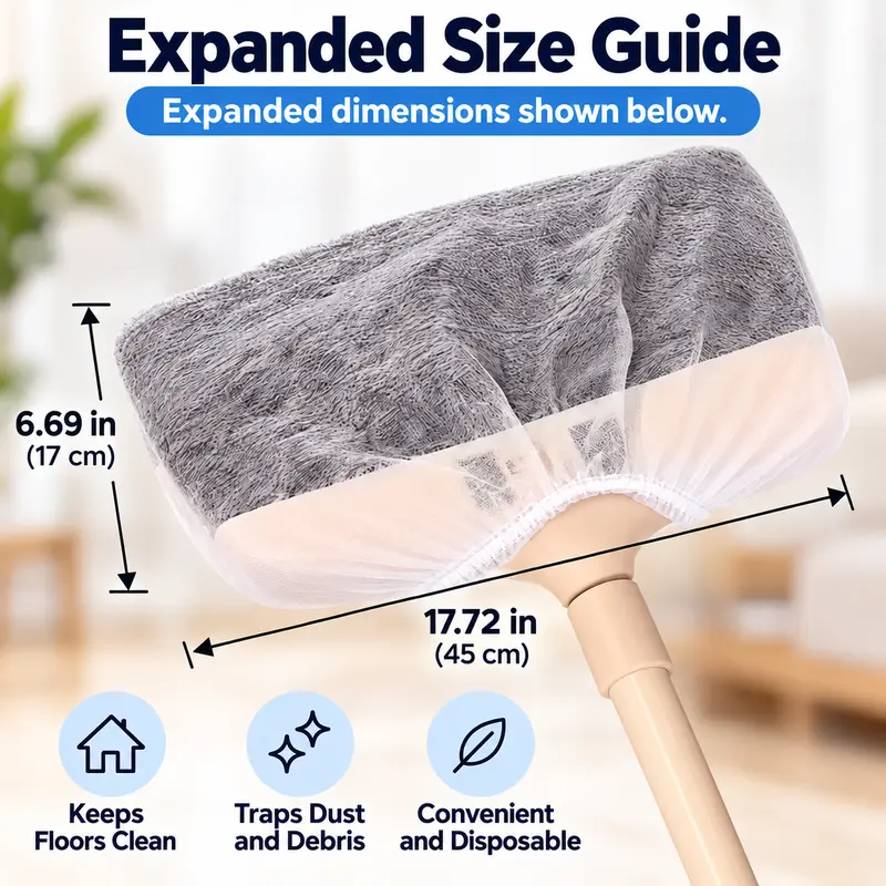 Disposable Static Duster Refill Sheets, Floor & Gap Dust Cleaner, Hair Removal Sweeping Tool for Home Cleaning Disposable Static Duster Refill Sheets, Floor & Gap Dust Cleaner, Hair Removal Sweeping Tool for Home Cleaning