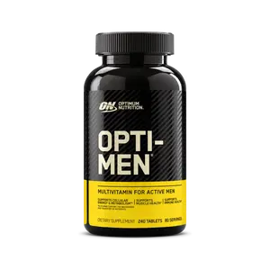 Optimum Nutrition Opti-Men Daily Multivitamin for Men, Immune Support Supplement with Amino Acids, 80 Day Supply, 240 Tablets