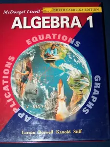 USED-McDougal Littell High School Math North Carolina: Student Edition Algebra 1 2004 by MCDOUGAL LITTEL (Hardcover)