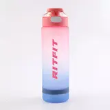 RITFIT Portable BPA-Free Plastic Water Bottle with Handle - Reusable Container for Unisex Adults, Athletic Training Sports Water Bottles, Daily Gym Hydration