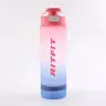 RITFIT Portable BPA-Free Plastic Water Bottle with Handle - Reusable Container for Unisex Adults, Athletic Training Sports Water Bottles, Daily Gym Hydration