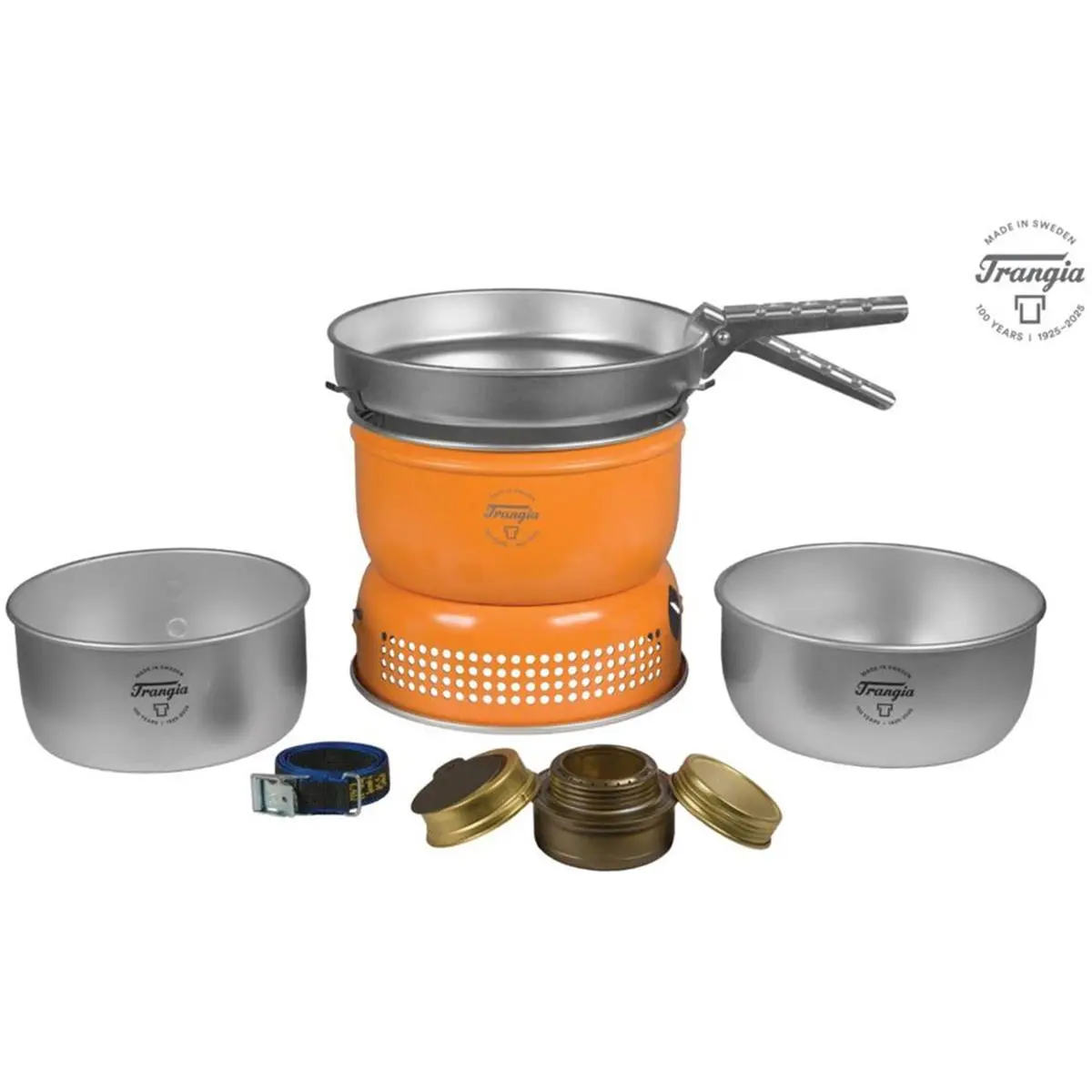 Trangia 25-1 UL 100th Anniversary Cloudberry Edition Camping Stove, Ultralight Portable Camp Kitchen Set for Outdoor Cooking, Trangia 100Th Anniversary