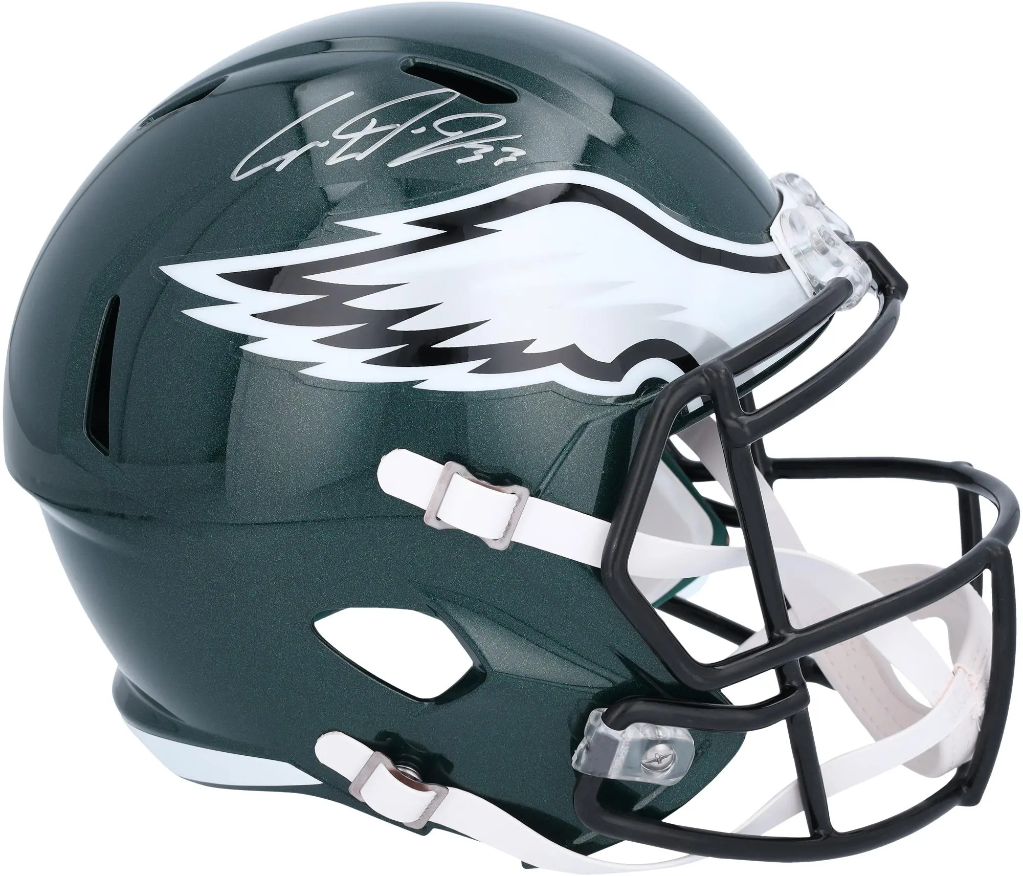 Cooper DeJean Philadelphia Eagles Autographed Riddell Speed Replica Helmet - Fanatics Authentic Certified
