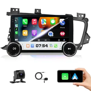 10.1'' Double Knobs Car Stereo for 【Kia Optima K5 2010 2011 2012 2013】 with Wireless Carplay Android Auto, Touchscreen Car Radio with WiFi GPS Mirror Link Bluetooth EQ FM RDS SWC