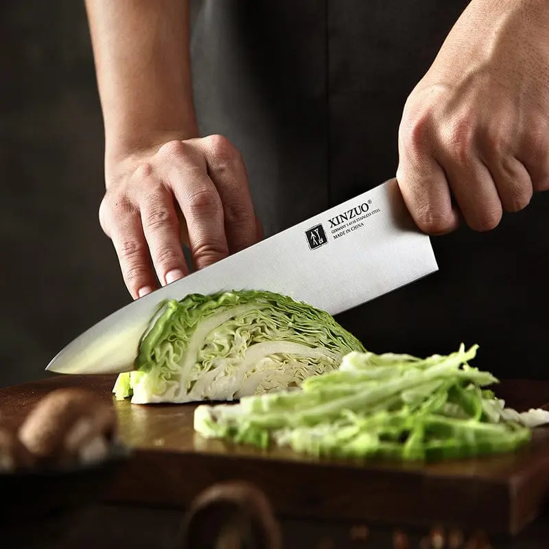 Western-Style Chef Knife – Premium Stainless-Steel Cooking & Slicing Knife