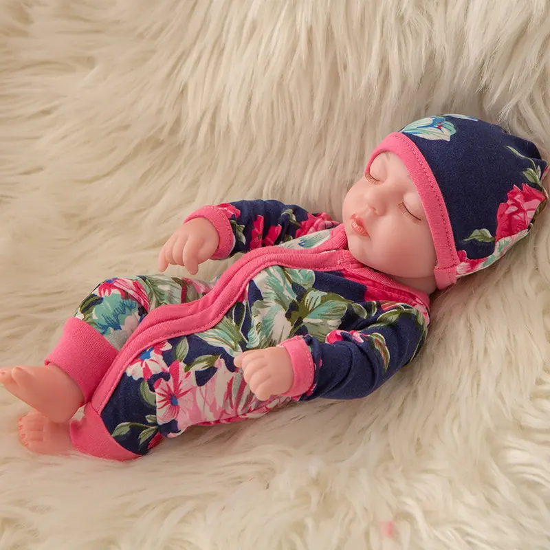 10-in Soft Body Newborn Dolly with Matching Cute Outfit - Baby Dolls for Halloween, Christmas Gifts (Toys & Hobbies, Dolls & Stuffed Toys)