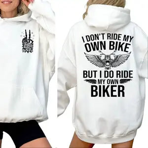 I Don't Ride My Own Bike But I Do Ride My Own Biker Hoodie, Funny Biker Sweatshirt, Motorcycle Tshirt, Skeleton Bike Shirt, Motorcycle Gifts For Wife, Unisex Regular Fit Crewneck Tee, Classic Streetwear