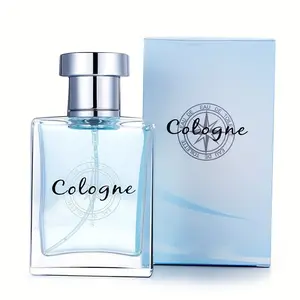Men's Blue Cologne - Ocean Fresh Scent with Woody Undertones - Amber, Rose, Orange, Lemon, Lavender Fragrance - Long-Lasting Perfume - Perfect Gift for Him, 1.7 fl.oz. (50ml)