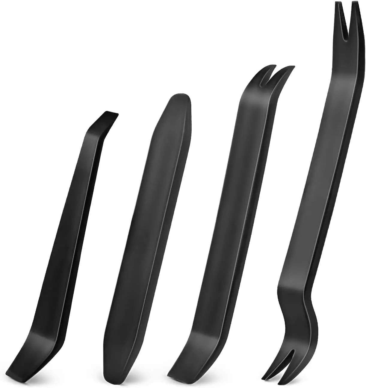 Scratch-Free Plastic Car Trim Removal Tools, 4-Pcs Set Durable Auto Pry Tools for Audio/Radio Installation, Interior Car Repair