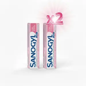 Soin Gencives Toothpaste for Irritated Gum Care (2 x 75 Ml Tubes) by Sanogyl