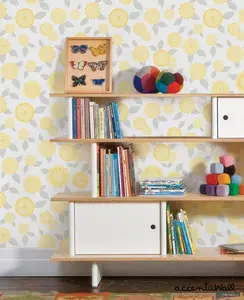 Modern Flowers Wallpaper - Peel and Stick