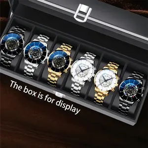 Men's Quartz Watch Set, Alloy Case & Band, Casual Style, Fashionable Stylish Watch, Perfect Gift for Anniversaries, Birthdays, Father's Day