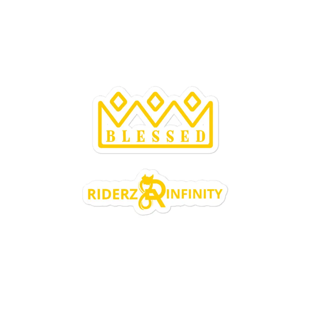(Limited Time) Riderz Infinity "Blessed 2 Be Sticker Pack" - Bubble-free stickers
