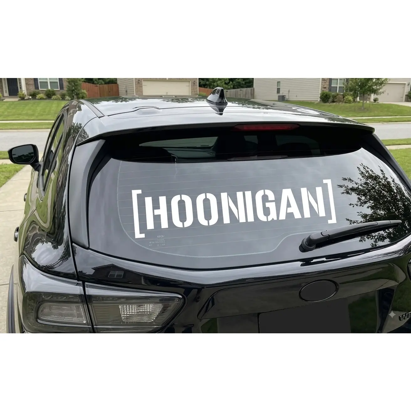 "[HOONIGAN]" Stencil Style Vinyl Decal | Car Window Sticker