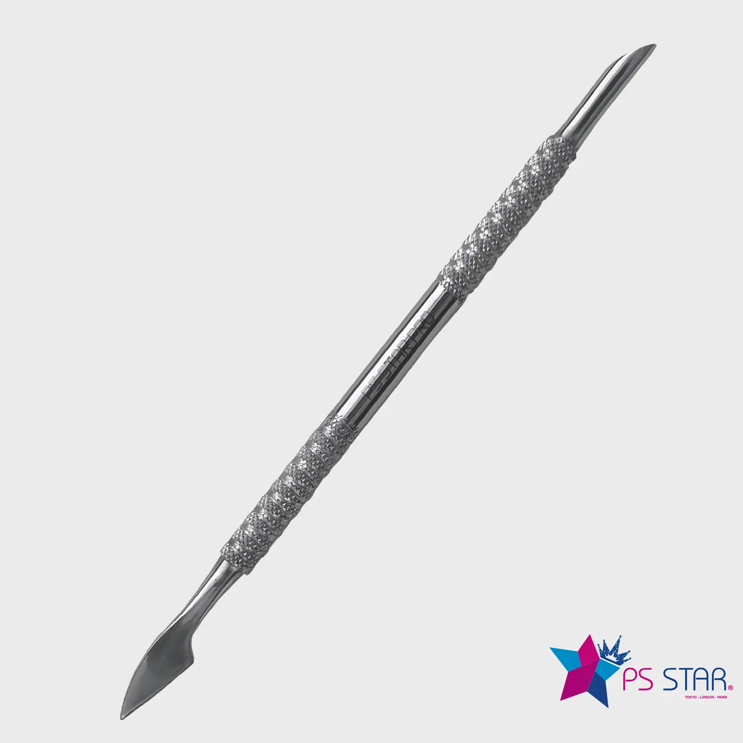 Cuticle Pusher Orange stick + knife 340P Ps Star PRO- Double Tip Professional Cuticle Pusher Handle Manicure