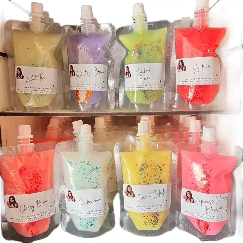 Squeeze Wax - Variety of Flavors Including White Tea, White Chocolate, and More - Product Title Based on Given Information
