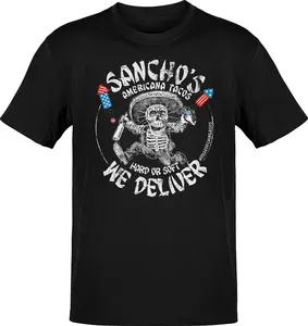 Sancho's Americana Tacos 4th Of July T-shirt  For Women, For Men