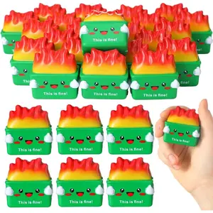 24 Pcs Dumpster Stress Relief Balls Mini Dumpster Fidget Toy Stress Balls for Adults Therapy Fidget Appreciation Gifts for Office Coworker Birthday Graduation Office Stuffer Gift (Green)