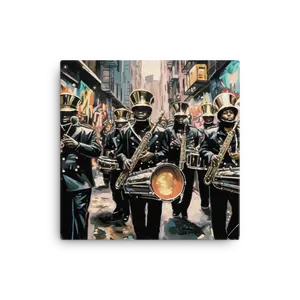 Marchin' Men 12X12 Canvas Print | TheBLKMrKeT