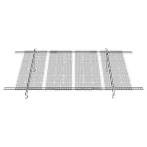 VEVOR Solar Panel Mounting Brackets, 30 - 60 Adjustable Multi - Piece Brackets for 1 - 4PCS Panels, Carbon Steel Ground Mount Stand for Farms, RVs, Boats, Off - Grid SystemVEVOR Super Brand Day