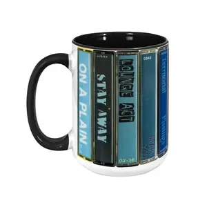 Nirvana Nevermind Cassette Mug, Retro Album Spines Coffee Cup, 90s Grunge Rock Fan Gift, Smells Like Teen Spirit Decor