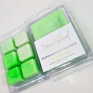 Peppermint Eucalyptus Aromatherapy Clamshell Wax Melts Candle Aroma Scented