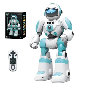 Smart Voice Robot Toy, 1 Box Gesture Sensor Remote Control Robot Toy with Rechargeable Lithium Battery, Programmable Robot Toy for Boys & Girls
