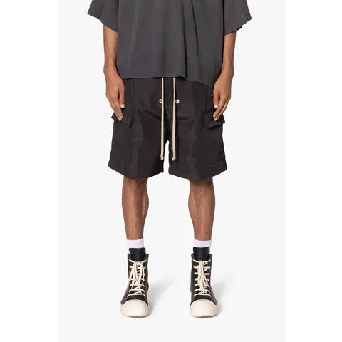 mnml Rave Double Cargo Shorts - Black