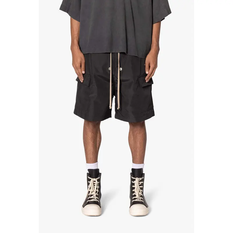 mnml Rave Double Cargo Shorts - Black