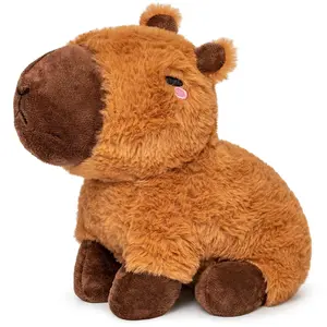 Capybara Microwavable Unscented Heating Pad, Cute Soft Cozy Pillow, Kawaii Hot and Cold Plushie, Capybara Gifts for Girls and Boys