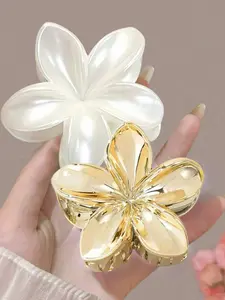 Elegant Flower Design Hair Claws, Fashionable Hair Accessories for Women & Girls, Casual Versatile Hair Accessories for Daily Wear, Flower Hair Clip
