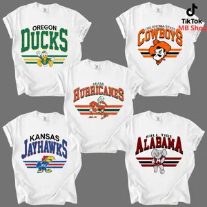 Comfort Colors White Color, Vintage College Mascot T shirt, Retro NCAA Style Graphic Tee, University Sports Shirt, Unisex Cotton Top, Classic Campus Streetwear - PTS