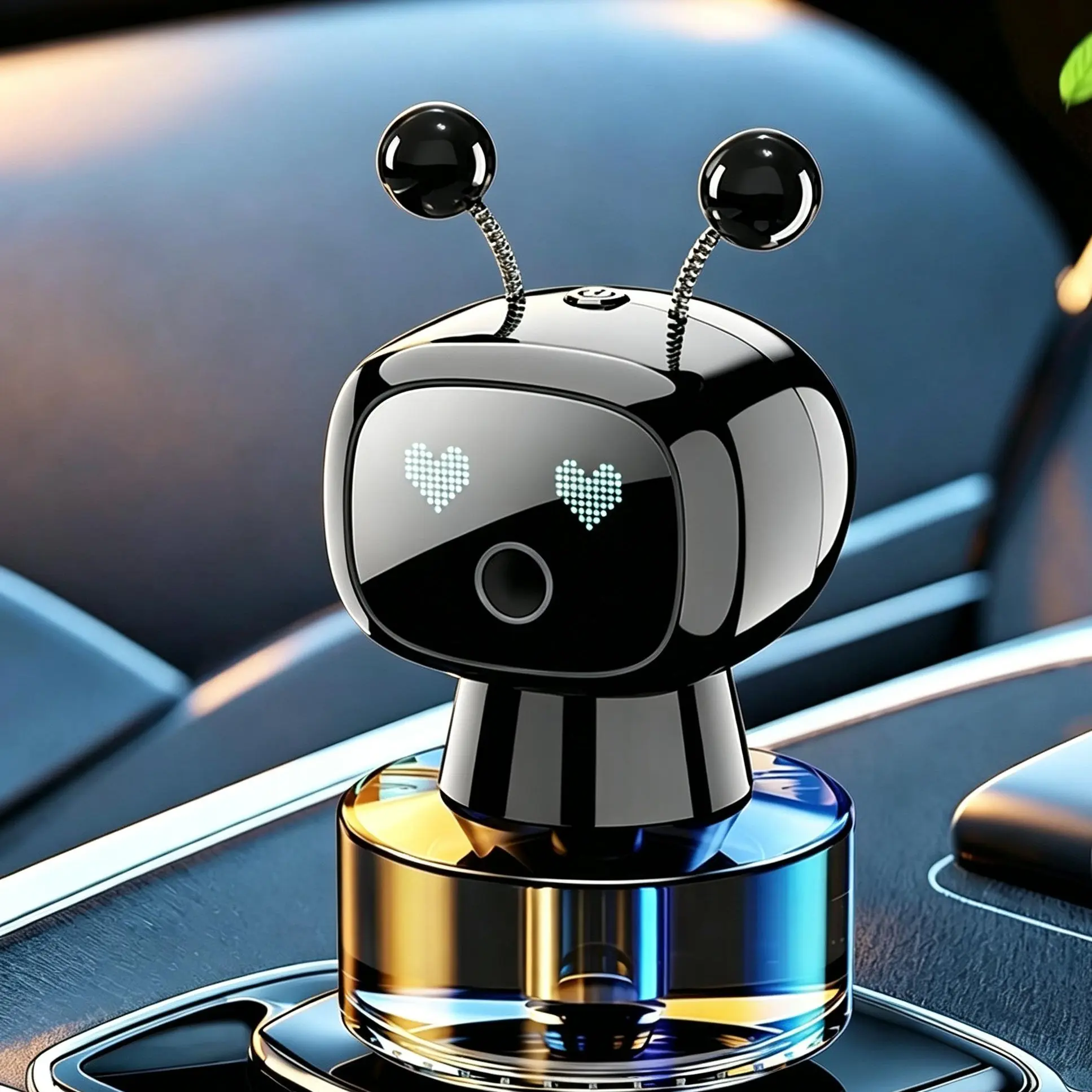 Car Intelligent Robot Aromatherapy Machine，car aromatherapy diffuser，car aromatherapy，adjustable car aroma diffuser，portable waterless car diffuser campingessentials