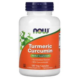 NOW Foods Turmeric Curcumin, 120 Veg Capsules (665 mg per Capsule)