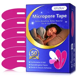SEFUDUN Micropore Tape,Black / Khaki / Rose red, three colors. Used for gently closing the mouth, with good breathability, stickiness, comfort, firmness, promoting a good sleep, suitable for adults. Snore Mouth Tape