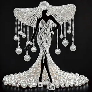 1 Framed Pearl & Diamond Painting Kit | SHOPBOP — Art Pattern, Acrylic Paints; Ideal for Decorating Living Rooms, Bedrooms, and Studies; An Excellent Choice for Christmas, New Year, or Birthday Gifts.