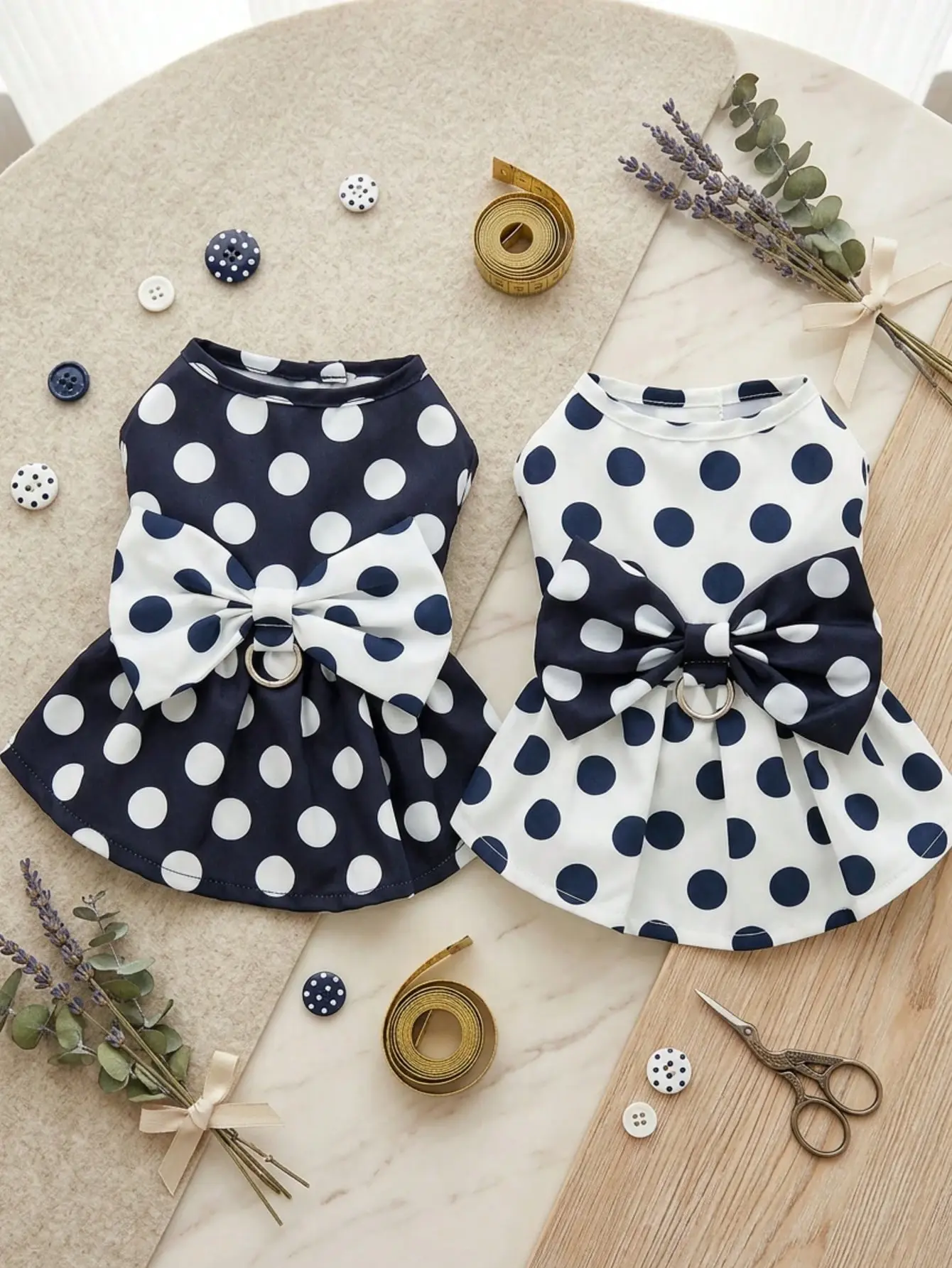 AESS x PETSIN Pet Dog Cat Puppy Princess Versatile Dress Skirt Printed Stripes Spring Summer Cool Sunscreen Outfit