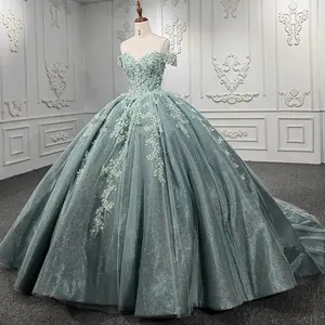 Minty Sweetness: Appliqued Sweetheart Summer Quinceañera Dresses for Wome