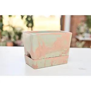 Self Watering Rectangle Planter Box 7X4