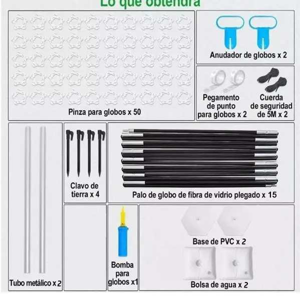 15 Black Fiber Rod Package (Box Set)