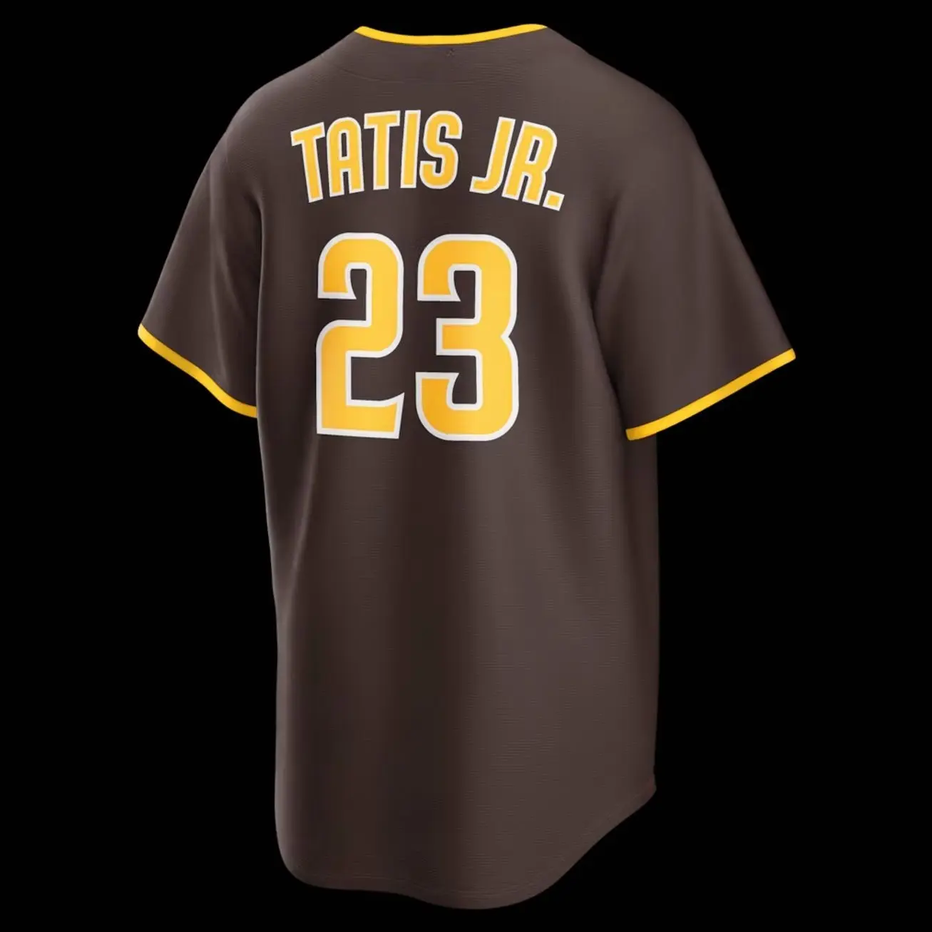 Men Baseball Jesey 23 Tatis Jr. San Diego Team Road Replica Jersey - Brown