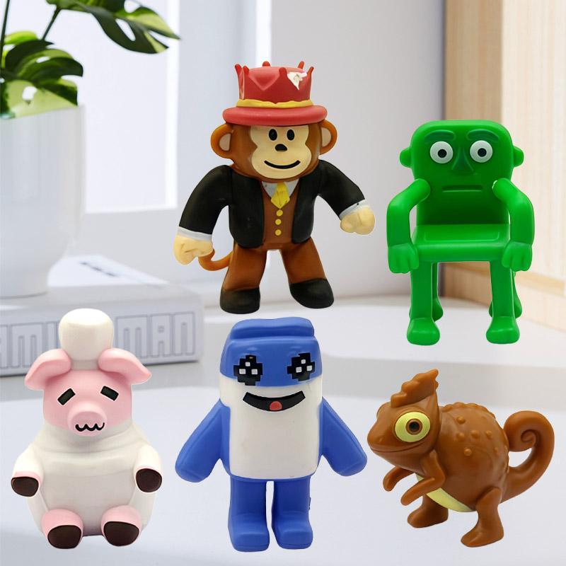 15-piece Steal a Brainrot Collectible Game with Cute Figurines Perfect for Gaming Enthusiasts Collectible Grade Toy and Decoration Unique Gifting Ideas for Gamers