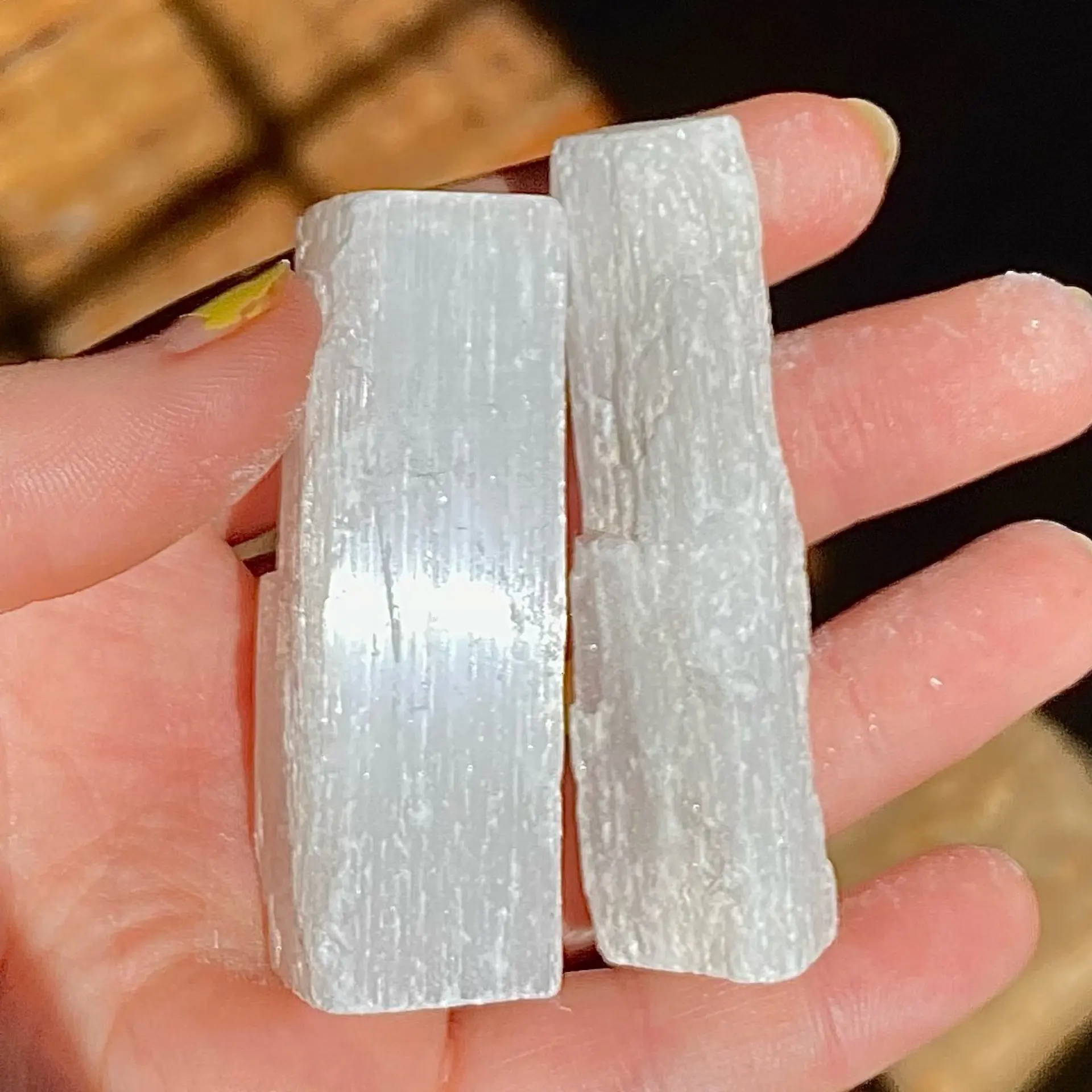 Selenite sticks Selenite sticks
