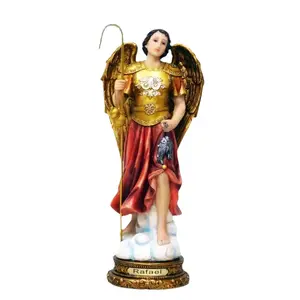 San Rafael Arcangel 12" 20052-12 St Raphael Archangel Para la Salud Health Estatua Brand New Religious Decor Standing