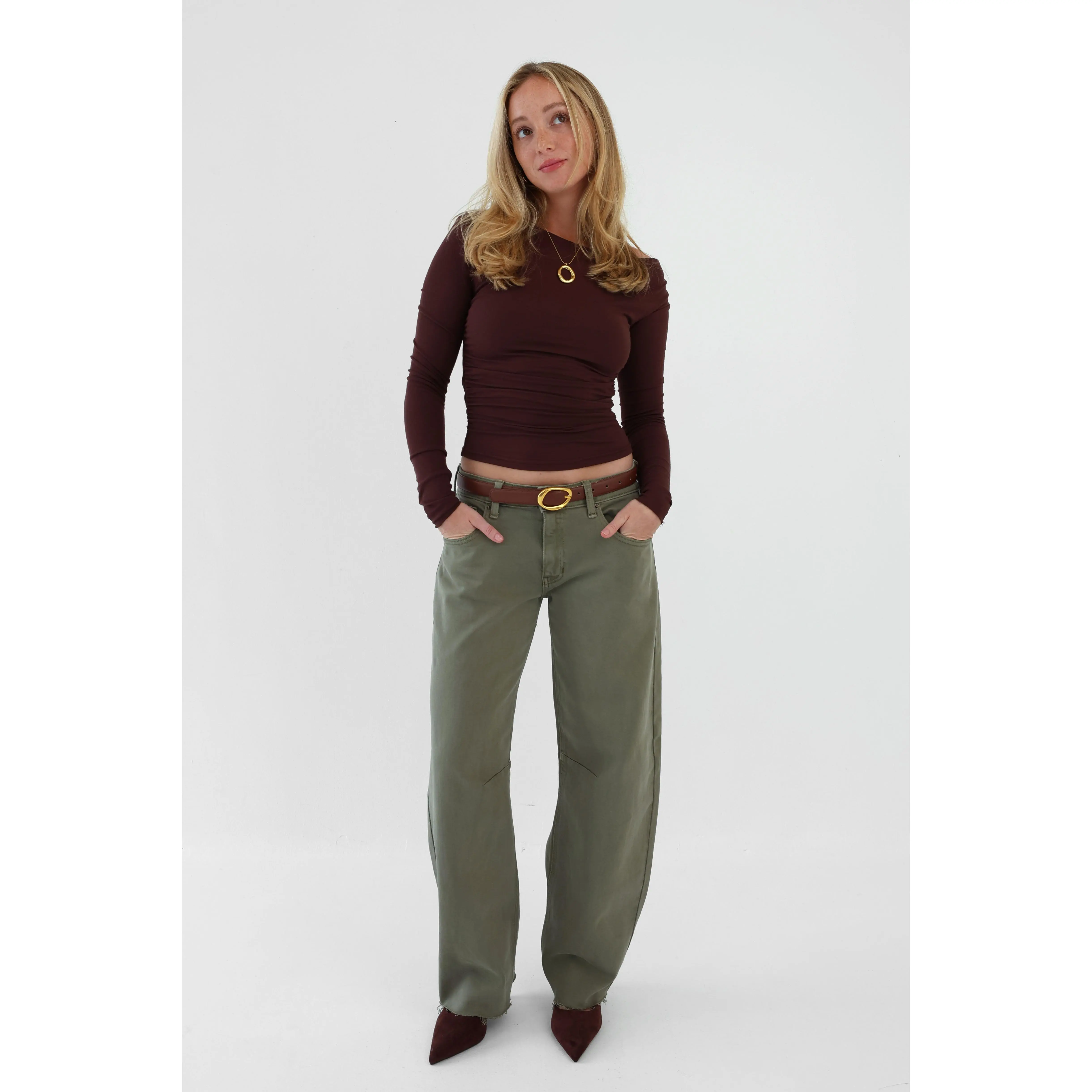 Rae Jeans in Olive