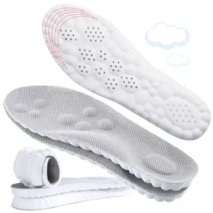 PASSBYE Soft Elastic Breathable Shoe Insoles Memory Foam Shock Absorption Arch Support Pain Relief Ultra Comfort Sweat Absorbent Lightweight for Sports Christmas Gifts