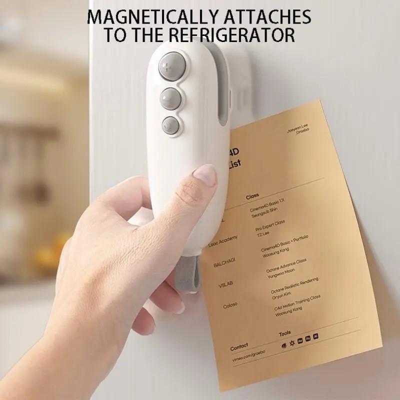 Mini snack bag sealing machine,USB rechargeable chip knife, plastic bag resealing machine, keep food fresh food storage sealer