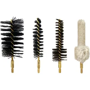 .308 Chamber Cleaning Brush Set - Includes 1 Nylon Chamber Brush, 1 Chamber Mop, 1 Bolt Carrier Brush, 1 Upper Receiver Nylon Brush